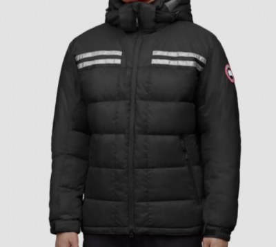 Canada goose黑色连帽羽绒服