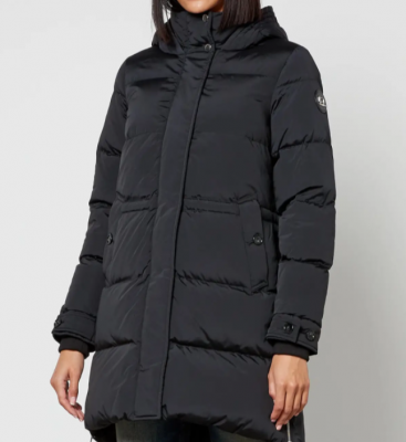 Woolrich黑色中长款羽绒服