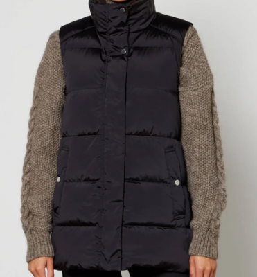Woolrich黑色羽绒马甲