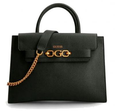 GUESS 女士手提包 Zira Line 黑色