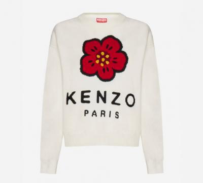 Kenzo海棠花针织