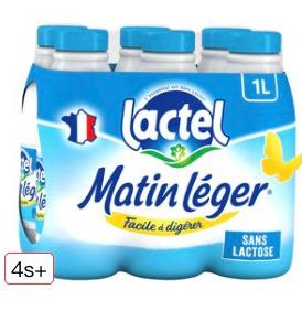 半脱脂牛奶6x1L