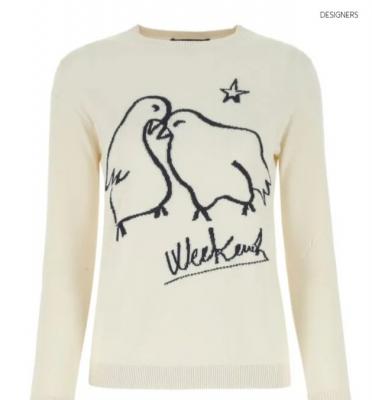 Max Mara 白色毛衣