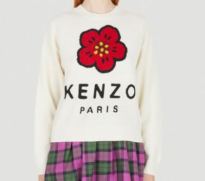 Kenzo海棠花针织