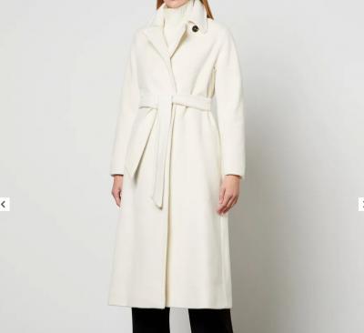 Max Mara Studio Cielo白色羊绒大衣