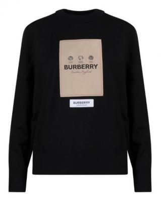 Burberry黑色套头毛衣