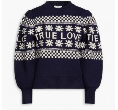 Sandro True Love印花毛衣