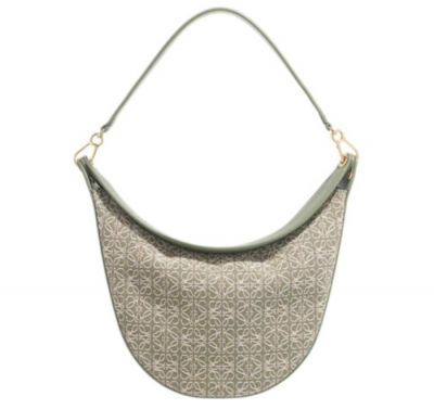 Loewe牛油果绿hobo手袋