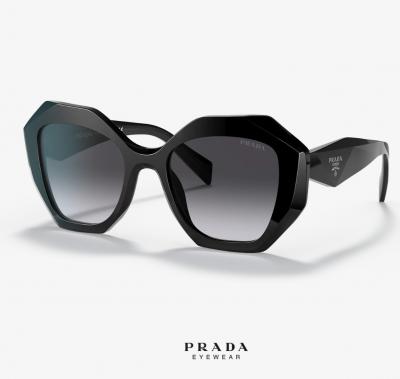 Prada黑色宽边墨镜