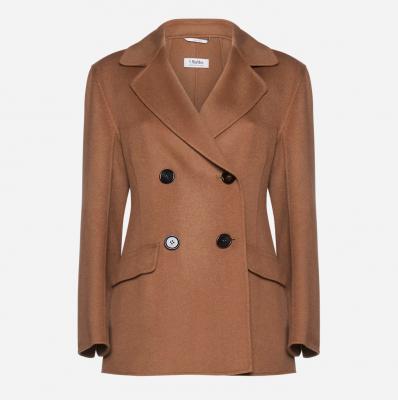 Max Mara S焦糖中长大衣