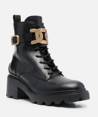 Tod's 黑色马丁靴