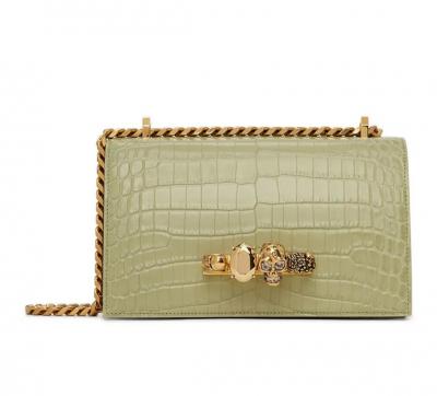 Jewelled Satchel 牛油果绿
