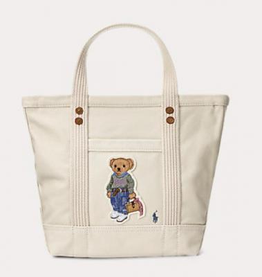 New Orleans Polo Bear 帆布托特包