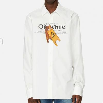 OFF-WHITE警示牌白衬衫