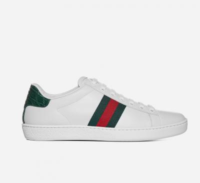 Gucci 绿尾小白鞋