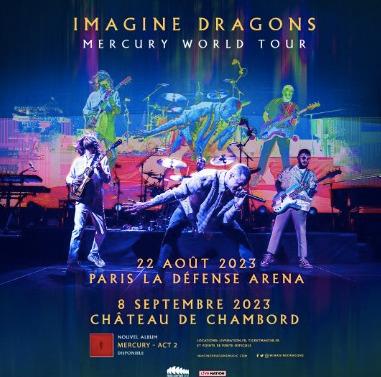 Imagine dragons 演唱会门票(起价)