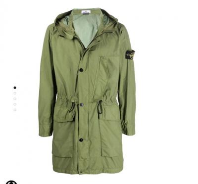 STONE ISLAND军绿男士外套