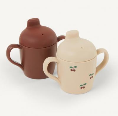 超可爱双耳儿童茶杯