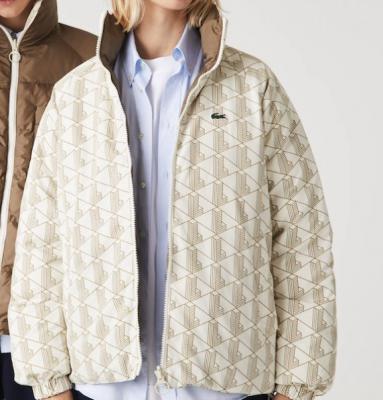 米色薄款棉服