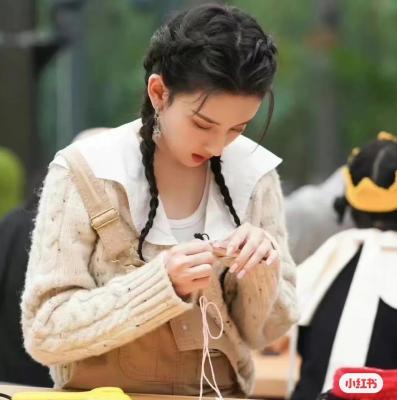 宋祖儿同款燕麦针织开衫