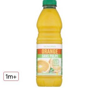 100%橙汁1L