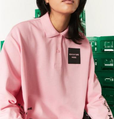 L!VE x Minecraft粉色polo oversize