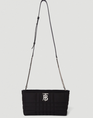 burberry黑色 Lola 帆布链条单肩包