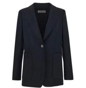 蓝黑色Acaici西装外套