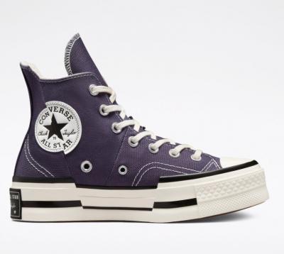 高帮 Chuck厚底错位拼接