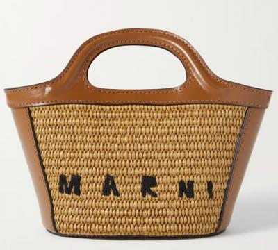 Marni mini草编包