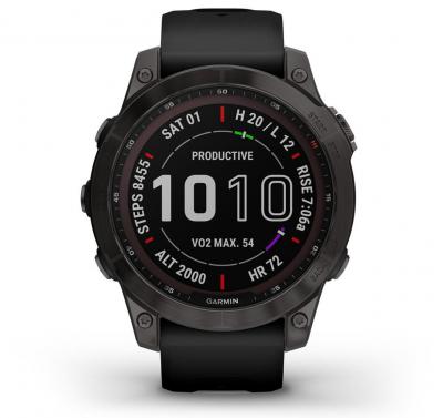 太阳能蓝盘白表带Garmin Fenix 7
