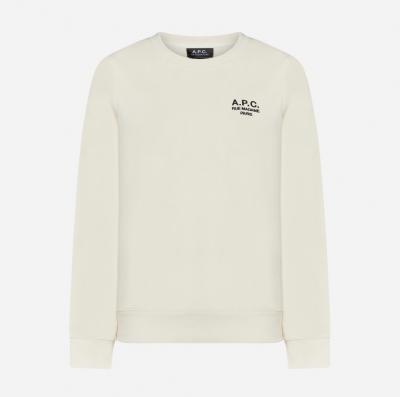 A.P.C纯棉logo卫衣