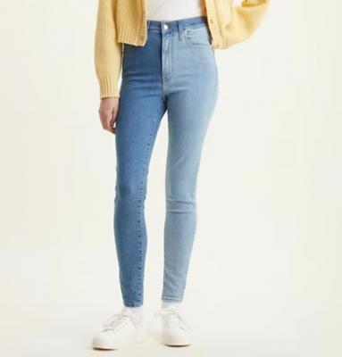 Levis Skinny双色牛仔裤
