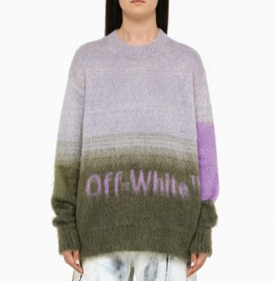 Off White渐变色毛衣