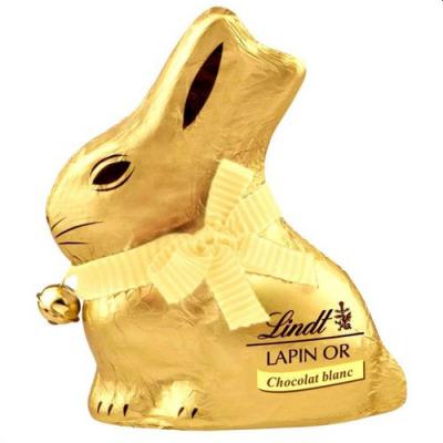 Lindt 黄金兔白巧克力