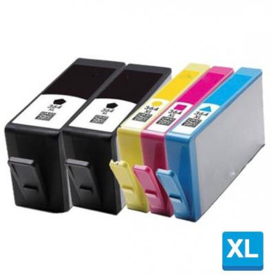 兼容Hp 364XL墨盒（2黑1黄1红1蓝）