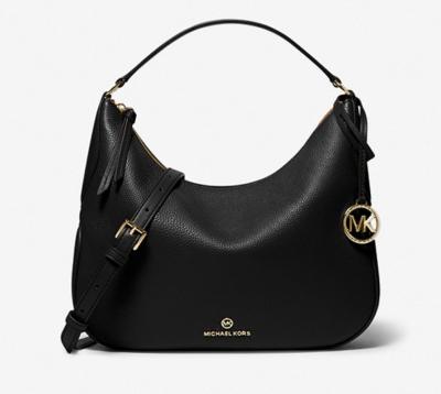 Kelsey黑金中号腋下包