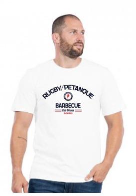 “橄榄球”白T-shirt