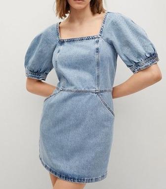 甜妹牛仔短裙