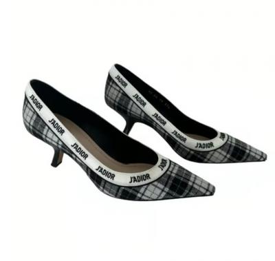 Dior J'dior格纹高跟鞋