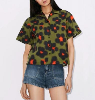 HANA LEOPARD 短袖衬衫