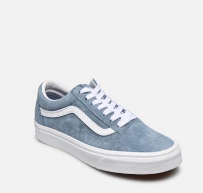 Vans低帮蓝色帆布鞋