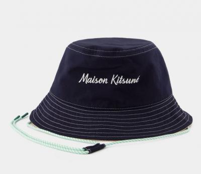 陈伟霆同款Maison Kitsuné深牛仔渔夫帽