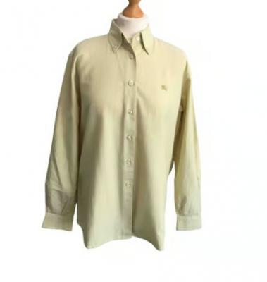 Burberry 淡黄色中古衬衫