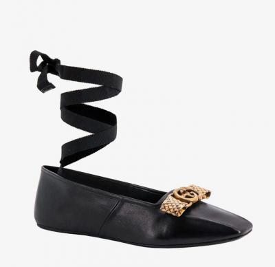 Gucci 芭蕾绑带单鞋