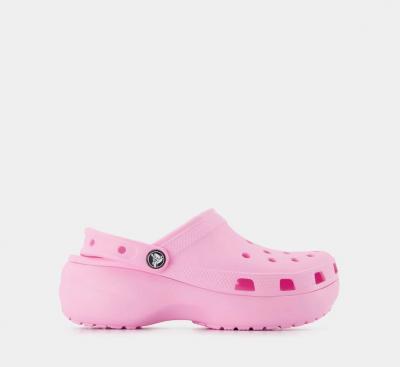 Crocs厚底洞洞鞋