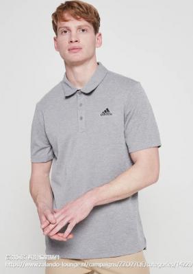 灰色POLO T恤