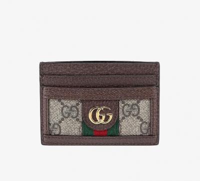 Gucci老花卡包