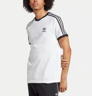 Adidas经典款修身棉质T恤