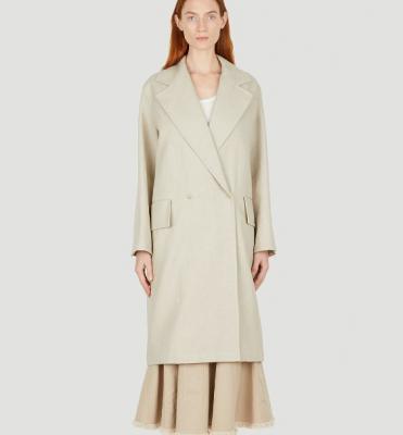 Max Mara Mescal双排扣燕麦色